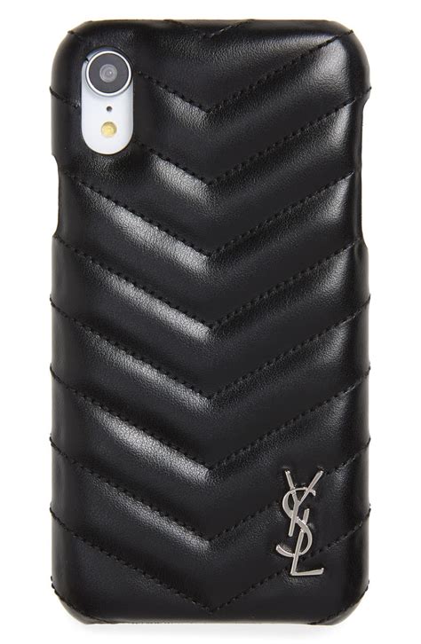 cover iphone xr yves saint laurent|IPHONE 15 CASE IN LEATHER .